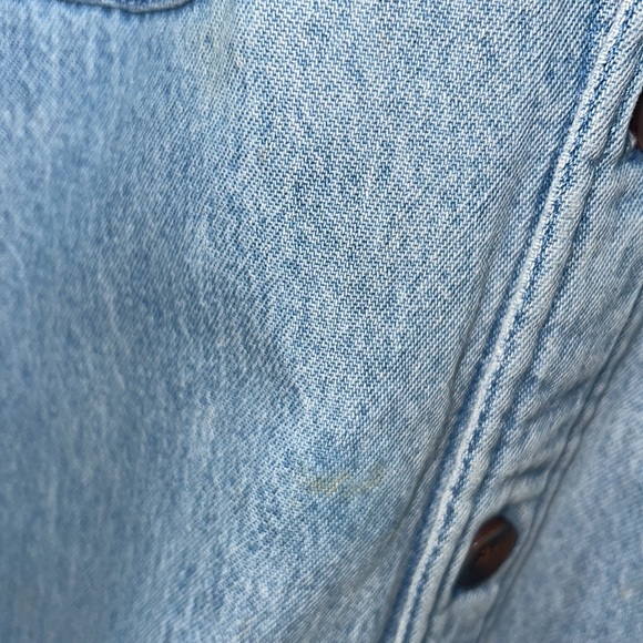 Vintage Fleece Quilted Denim Shirt - Picture 7 of 12